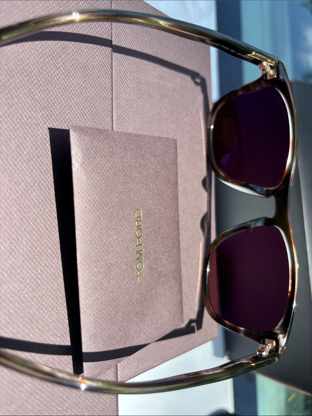NEW with box authentic square frame Tom Ford Gerard-02 TF 930 56-19-145 - Picture 5 of 13